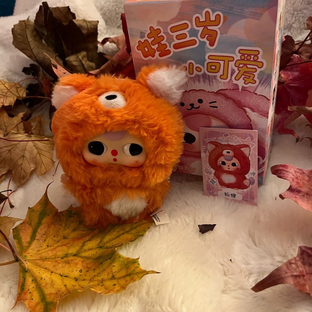 BABY THREE PLUSH MOVEABLE EYES